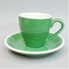 #EG80-GN; COffee cup + saucer 80ml E # G..