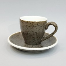 #EG80-GRT; Coffee cup + saucer 80ml #E /..