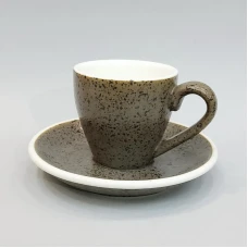 #EG80-GRT; Coffee cup + saucer 80ml #E /..