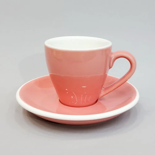 #EG80-PK; Coffee cup + saucer 80ml #E /PK