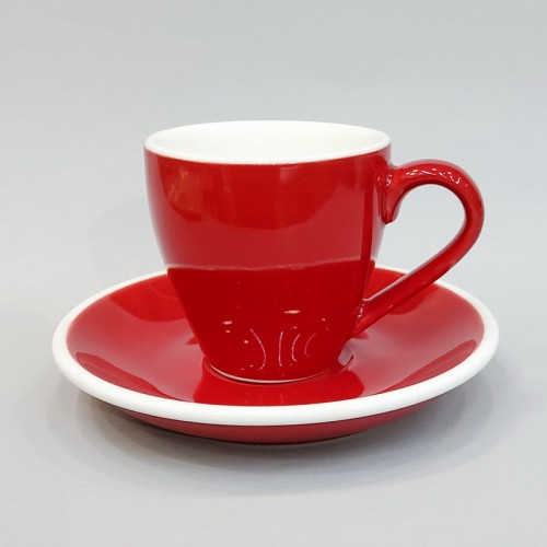 #EG80-R;  Coffee cup + saucer 80ml #E /R