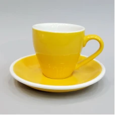 #EG80-Y;  Coffee cup + saucer 80ml #E /Y..