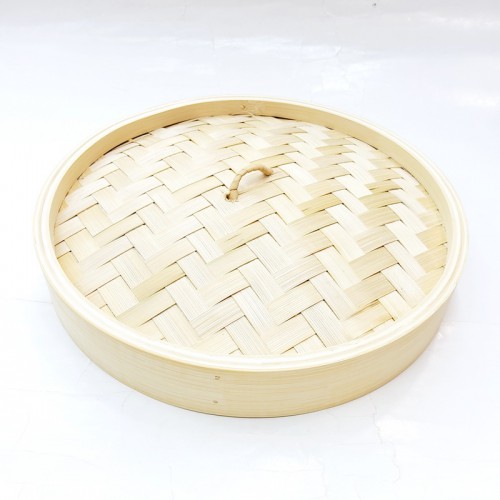 #FS254R-A; Bamboo steamer rd. cover 25.4cm