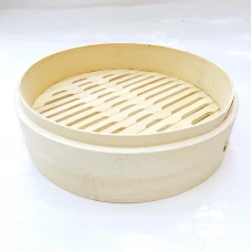 #FS30R-B; Bamboo steamer rd. basket 30cm..