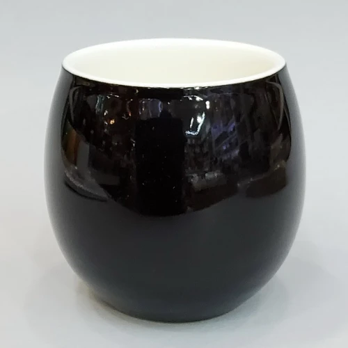 #G160-BK; Ceramic cup 160ml - BK