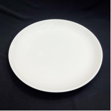 #GP12;  Ceramic white deep plate 12 inch..