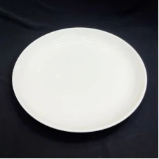 #GP12;  Ceramic white deep plate 12 inch..