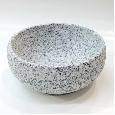 #GW1607; Stone bowl 16x7cm  ..