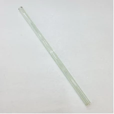 #GZXG8-LGN;  Glass straw straight 19.5cm..