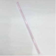 #GZXG8-PK;  Glass straw straight 19.5cm ..