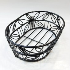 #HC171229;  Metal bread basket BK #229..