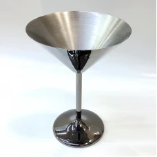 #HF-JDM019S-BK; S/S martini glass BK..