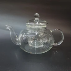 #HF56001; Glass tea pot 600ml #01..