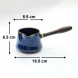 #HN0276; Ceramic sauce bowl w. handle 