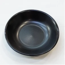 #HN0443-BK; Ceramic sauce dish 3" B..