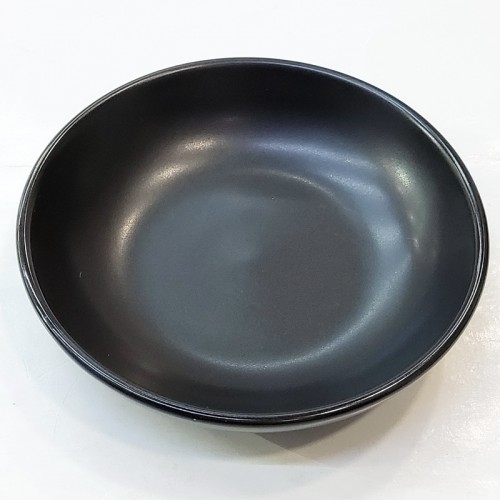 #HN2812-BK;  Ceramic sauce dish 3.5"