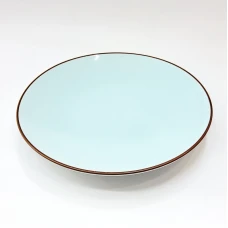 #HN2881-BW; Ceramic plate 19cm BW..