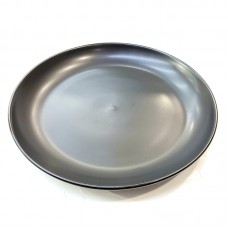 #HN8769-BK; Ceramic 10" plate - BK..