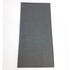 #JQ0800;  Silicone bar mat 30x60cm BK..