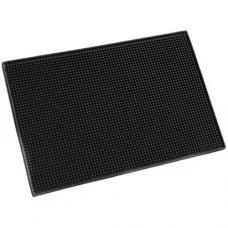 #JQ0817;  Silicone bar mat 30x45cm BK..