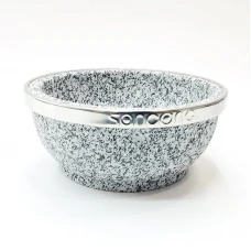 #JW1877; Stone bowl 18cm..