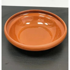 #JX18CU090;  Terra-cotta salad bowl 7.5..