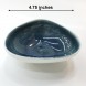 #KA0403; Ceramic 4.75" bowl #ST