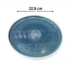 #KA0465; Ceramic 9" dinner plate #ST