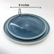 #KA0465; Ceramic 9" dinner plate #ST