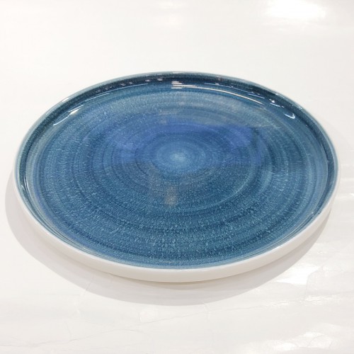 #KA0465; Ceramic 9" dinner plate #ST