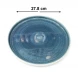 #KA0472; Ceramic 11"  dinner plate #ST 