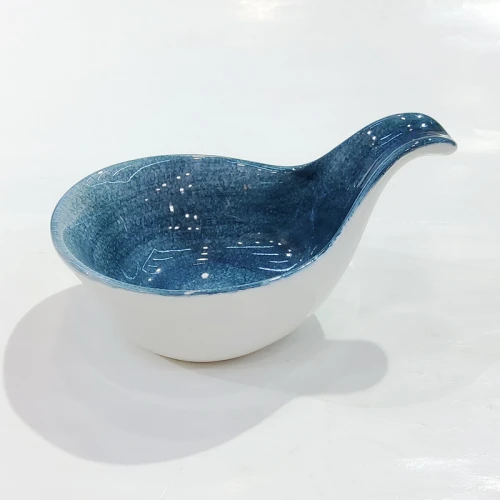 #KA0489; Ceramic spoon dish #ST 