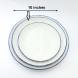 #KH6818; Ceramic 10.5" round plate #KH