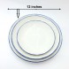 #KH6825; Ceramic 12" round plate #KH