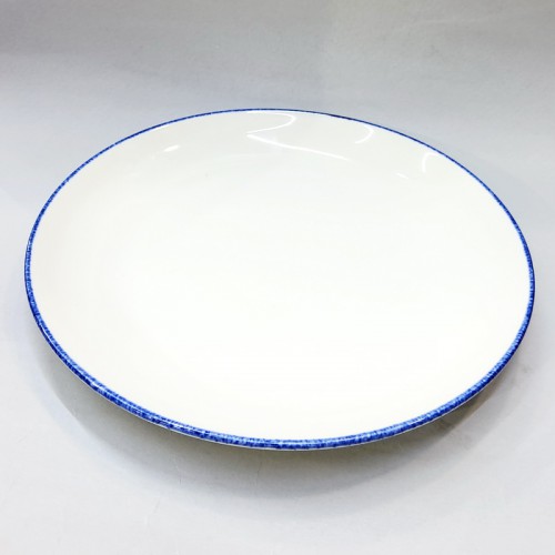 #KH6825; Ceramic 12" round plate #KH