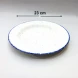 #KH6849-P; Ceramic deep plate 23cm #KHP