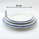 #KH6849-P; Ceramic deep plate 23cm #KHP