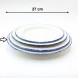 #KH6863-P; Ceramic deep plate 27cm #KHP