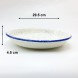 #KH6894-P; Ceramic deep plate 11.5" #KHP