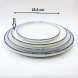 #KH6917-P; Ceramic 10" round plate #KHP