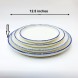 #KH6931; Ceramic 12.5" round plate #KH