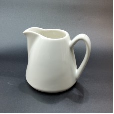 #KH7051-CW; Ceramic cream pot 140ml w. h..