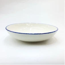 #KH7075; Ceramic 9" deep plate #KH..