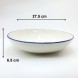 #KH7082; Ceramic 10.75" deep plate #KH