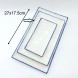 #KH7143; Ceramic rectangle plate 10.5" #KH 