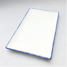 #KH7143-P; Ceramic rectangle plate 10.5&..