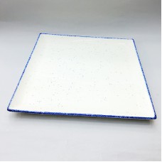 #KH7167-P; Ceramic square plate 10.5&quo..