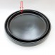 #KK1080-BK; Ceramic 12" deep plate - BK