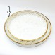 #KK1080-WT; Ceramic 12" deep plate - WT 