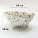 #KK1189-WT; Ceramic sauce dish #WT